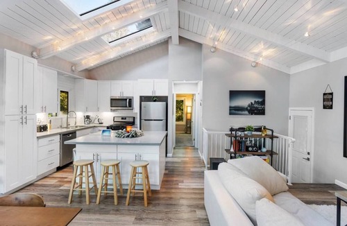 Crestline House | Modern Lake Home near Arrowheads, 3-bedroom house with Hot Tub in Crestline
