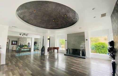 Baldwin Hills House | Modern Mansion with City Views, Heated Pool, Hot tub, & Luxury Cabana