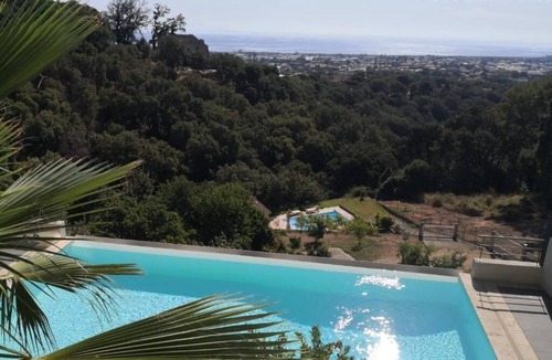 Furiani Apartment | Modern studio with magnificent sea view in a quiet, leafy setting