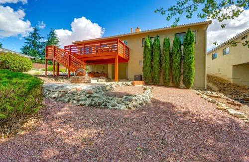 Prescott House | Mountain-View Deck: Pet-Friendly Home in Prescott