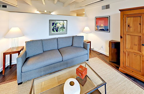 Santa Rosa House | Mountain-view oasis with hidden garden patios - walk to trails & lake