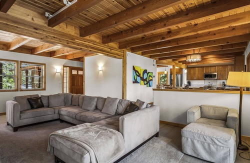 Truckee House | Mountain View Retreat | Guest Passes, King Suite, Desk, Near Lake & Trails