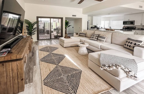 Palm Desert Condo | Newly Remodeled Palm Desert Villa with Serene Mountain + Desert Views