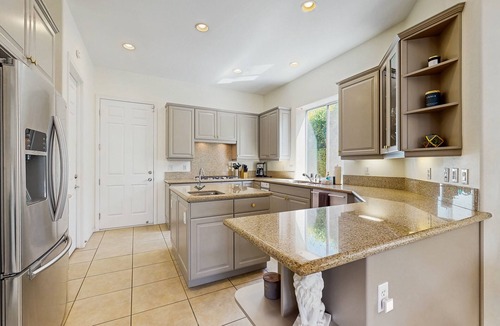 Versailles House | Oasis-style, dog-friendly home w/a furnished patio, yard, private pool, & spa