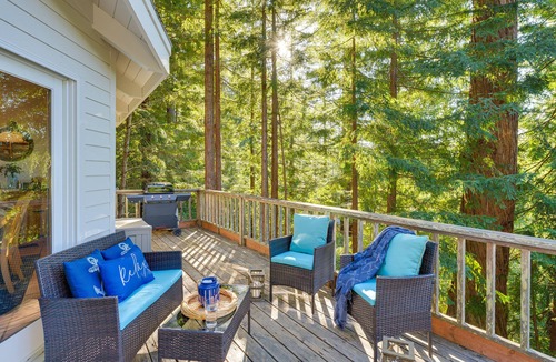 Gualala House | Ocean & Redwoods Views! Coastal NorCal Sanctuary