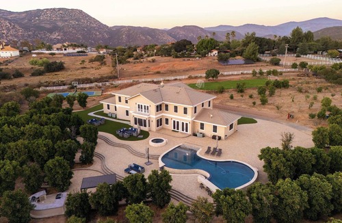 San Diego Country Estates House | Orange Tree Estate | Pool, Pickleball Theater Room