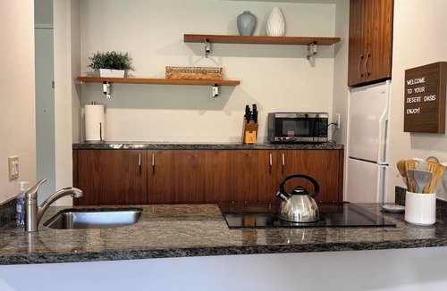 Palm Desert Condo | Palm Desert Creekside Studio@Shadow Mountain! Pools, Golf, Pickleball, El Paseo.