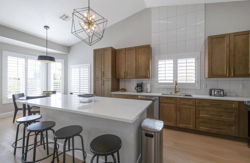 Palm Valley House | Pebblecreek 55+ Resort community. Virtually brand-new home with heated pool!