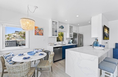 Laguna Beach Apartment | Penthouse! Steps from Victoria Beach, 180 degree ocean views!