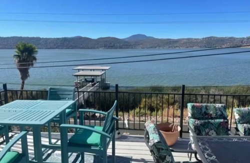 Clearlake Cabin | Picturesque lake and mountain view from 3-bedroom, 2 story home