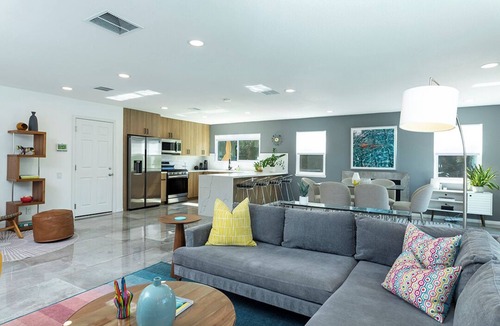 Desert Park Estates House | Pool & Mountain Views | Dogs Welcome