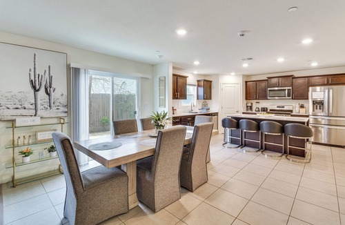 Merced House | Pool Table & Patio! Spacious Merced Getaway