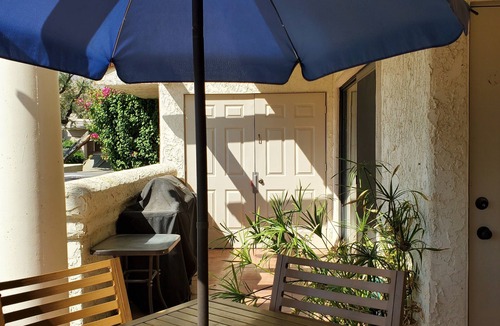 Palm Springs Condo | Poolside Retreat Great Location in Mesquite Country Club. VIEWS.