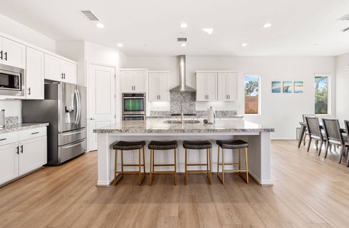 Palm Desert House | Private Palm Desert Retreat with Pool, Spa, Casita, Mountain Views and Outdoor Living