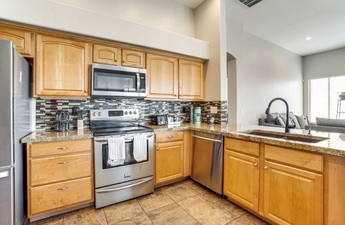 Palm Valley House | Private Pool + Patio: Desert Abode in Goodyear