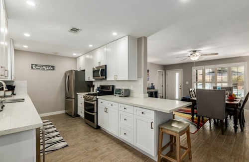 Southwest Village House | Pueblo Oasis in Scottsdale 65" TV