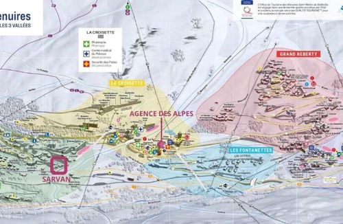Les Menuires Apartment | Résidence Sarvan - Studio pour 2 cuisine équipée et proche des pistes idéal couple MAE-6054