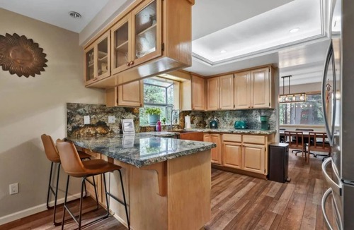 North Upper Truckee Cabin | River Rock House | Deck | Forest Views