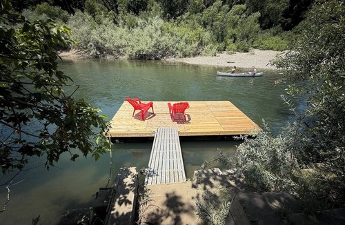 Hacienda House | Riverside PLAYCATION! Private Dock! Hot Tub~Pups OK! Point of View