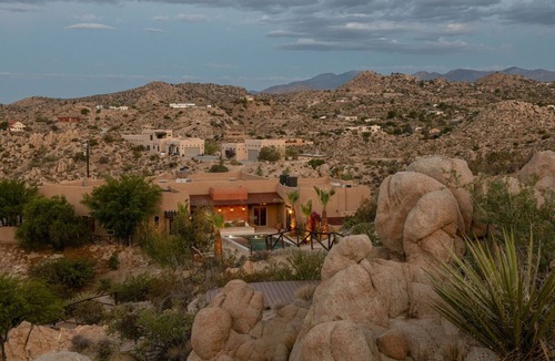 Yucca Valley House | Saguaro Ridge by Fieldtrip - Palm Tree Oasis - Pool & Yoga Deck