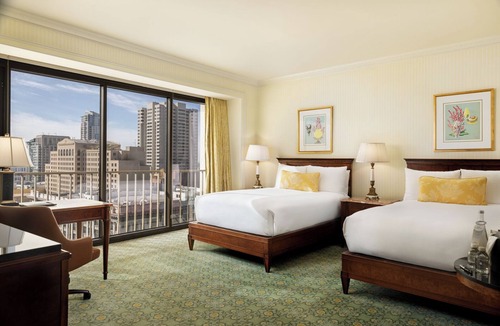 Downtown San Diego Hotel | Scenic Retreat with 2 Double Beds, Westgate, Moments from Gaslamp, 2 Rooms