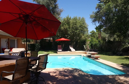 Thunderbird Desert Estates House | SCOTTSDALES BEST , The Front Porch, Hot Tub and Pool