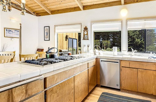 Sea Ranch House | Seaside compound with two private hot tubs & ocean views