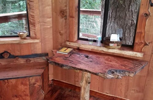 Bodega Bay Cabin | Secluded Treehouse Hideaway with Firepit and Forest Views in Bodega Bay, California