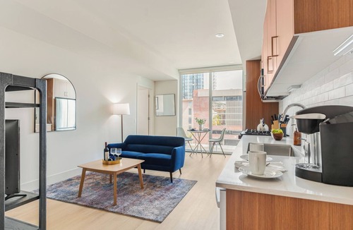 Downtown San Diego Apartment | Sky Lounge + Gym + Pool + Spa | Downtown Little Italy | Ancora by AvantStay