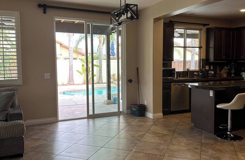 Hemet House | SoCal oasis: 5BR retreat w/private pool and mountain views; sleeps 12