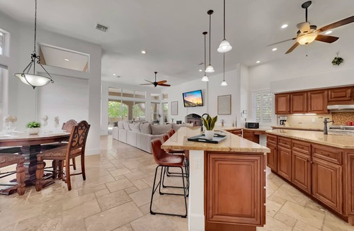 Circle G at Riggs Ranch House | Spacious 4BR Chandler Retreat w Pool, Spa, Game Room & 3 King Suites