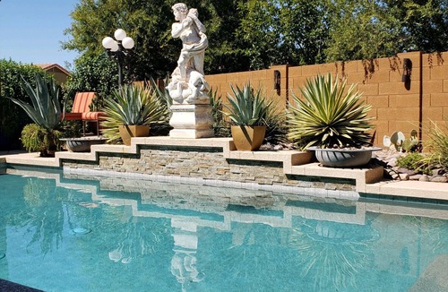 South Mountain House | Spanish Villa with heated pool, hot tub and outdoor living space