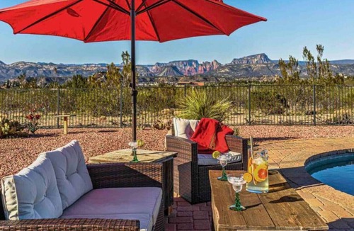 Rimrock House | Stargazers Private Paradise with Pool and Hot Tub!