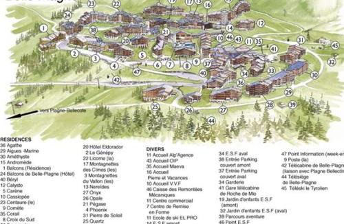 Belle Plagne Apartment | Studio cabine fonctionnel, accès direct aux pistes, animaux admis - FR-1-181-2211