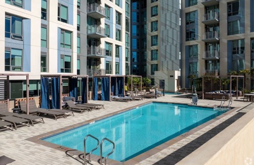 Heritage District Condo | Stylish 1BR Condo at The Martin | Hot Tub & Pool