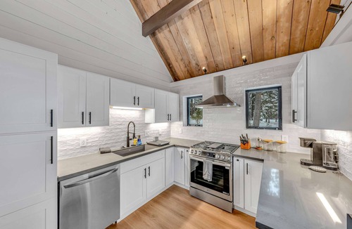 Talmont House | Tahoe City Vacation Rental with Fireplace and Deck