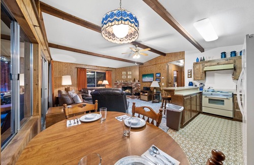 Palm Springs Cabin | Tahquitz Chalet: Pet Friendly, Retro Chic Cabin with Lily Rock Views