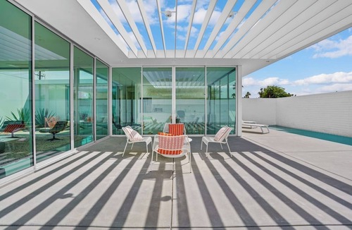 Racquet Club West House | The Atrium: A Private Luxury Palm Springs Oasis