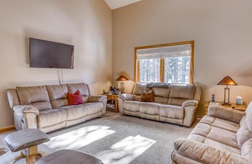 Serene Lakes House | Three-story lakefront home with lake views wood fireplace high-speed WiFi W&D