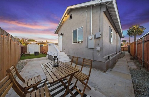 Stockton House | Trendy San Diego Bungalow - Private Backyard with Firepit