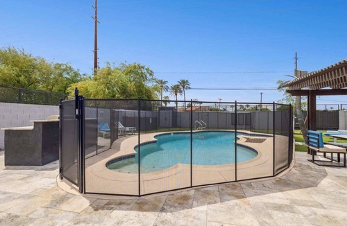 Camelback East House | Upgraded 4-bedroom, 2.5-bath home w/large backyard featuring a heated pool & hot tub.
