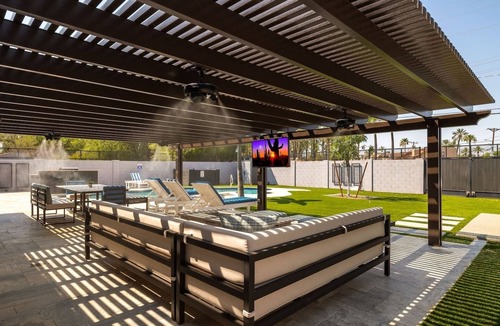 Camelback East House | Upgraded 4-bedroom, 2.5-bath home w/large backyard featuring a heated pool & hot tub.