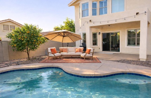 Power Ranch House | Upscale Home, Award Winning Golf, Trails & Parks, Private Heated & Cooled Pool!