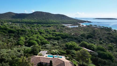 Hameau de Palombaggia Villa | Villa Palombaggia vue mer panoramique plage 9 min à pied