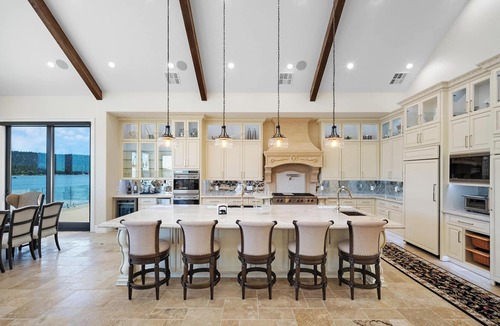 Fawnskin Cabin | Waterfront Dreams: Luxurious Lakefront! Incredible Views! 5 Masters! A/C! Extravagant Outdoor Living! Hot Tub! Pool Table and more!