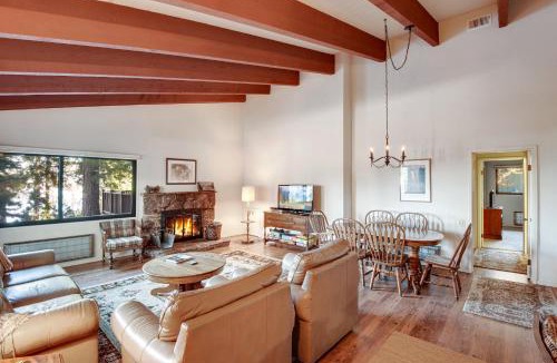 Tahoma House | Waters Edge Escape - Patio with BBQ Near Beach