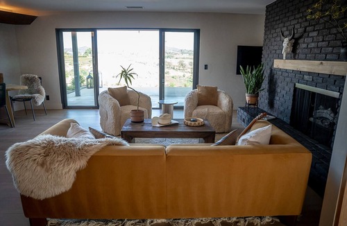 Bonsall House | Wellness Farm Retreat on 19 Acres with Gym, Sauna, Hot/Cold Plunge + Donkeys