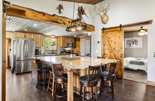 Williamson House | Zebra Ranch Vacation Rental | 3-BR House Amazing Animal Experience, Prescott | Mtn Vu Trails Spa Rqt Bal