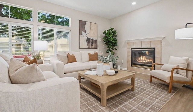3BR Designer Retreat near UC Davis w/Fireplace