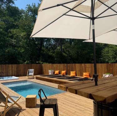 8 pers - Piscine & Jacuzzi - 15km Bordeaux